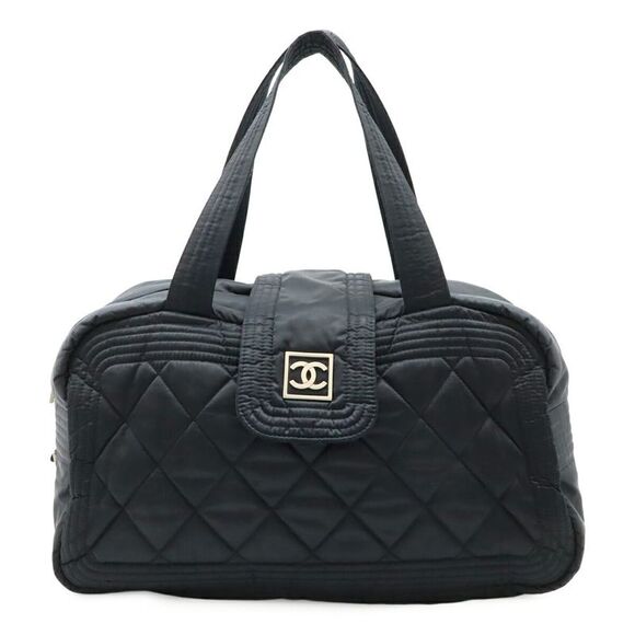 Chanel Nylon Quilted Mini Boston Tote Bag - Picture 1 of 9